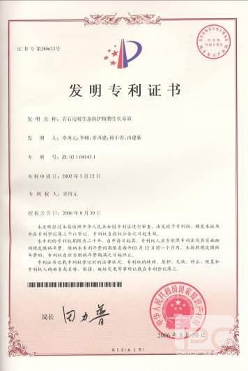 发明专利证书